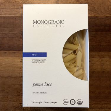 Felicetti Pasta Monograno - Matt Grain Variety Penne Lisce, 500g box 