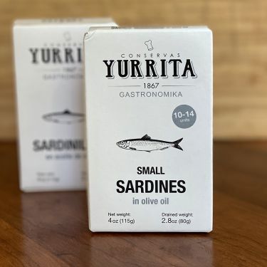 Yurrita "Sardinillas" Sardines in Olive Oil, 115g Tin 