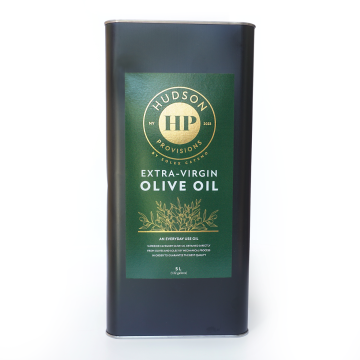 Hudson Provisions Extra-Virgin Olive Oil from Spain, 5 liter tin