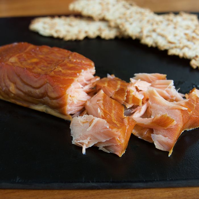 Hot-Smoked (Baked/Kippered) Salmon, 4oz packs
