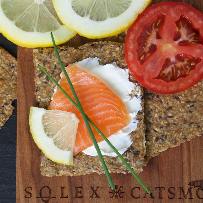Norwegian Baked Crispbread / Knekkebrød with Sea Salt
